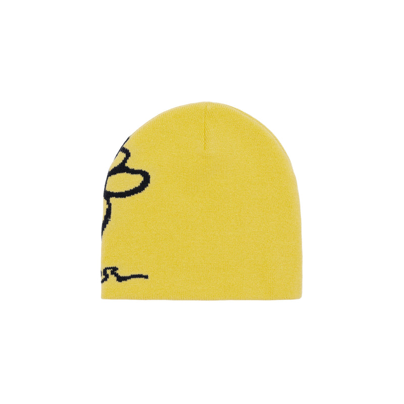 FLOWER VISION BEANIE - YELLOW