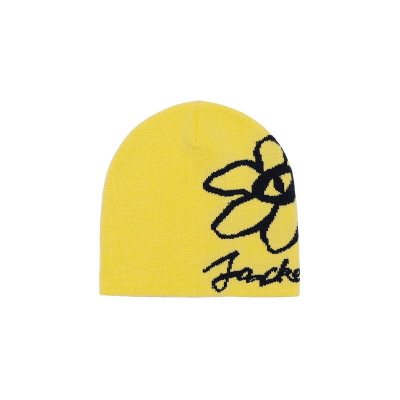 FLOWER VISION BEANIE - YELLOW