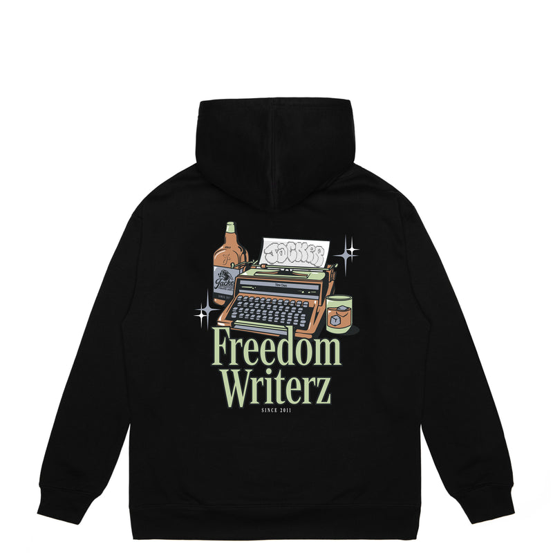 FREEDOM WRITERZ HOODIE - BLACK