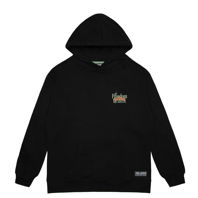 FREEDOM WRITERZ HOODIE - BLACK