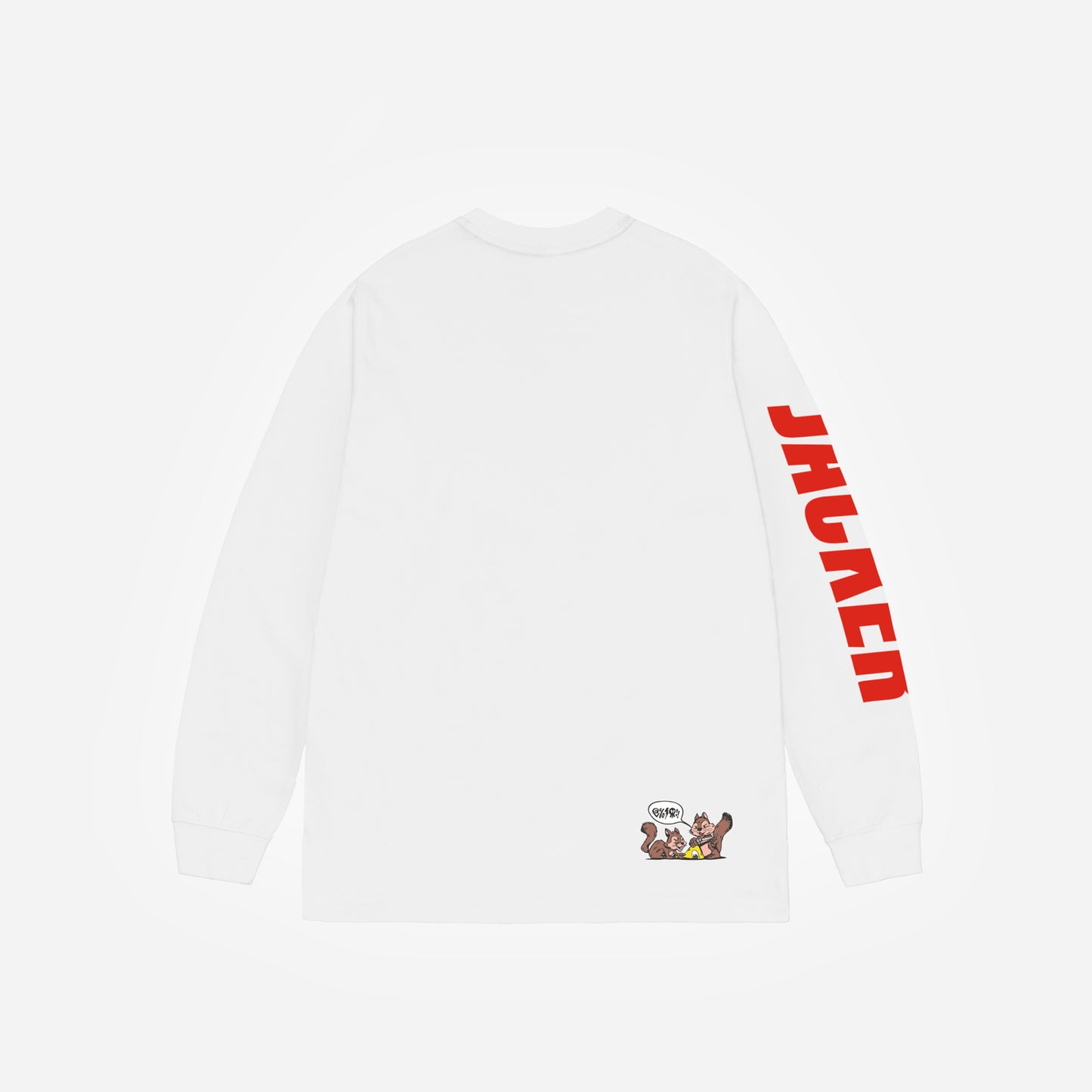 SQUIRREL GANG LONG SLEEVES - WHITE