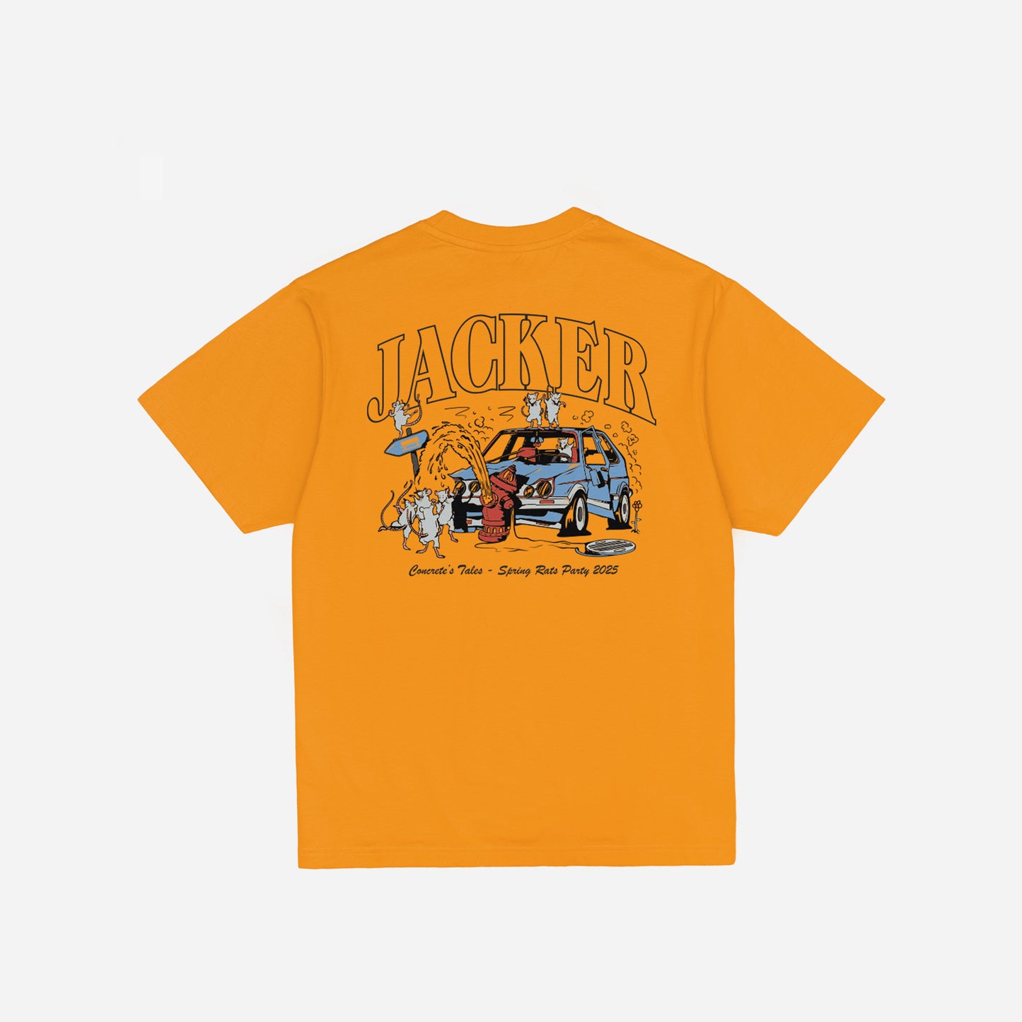 RATS PARTY T-SHIRT - ORANGE