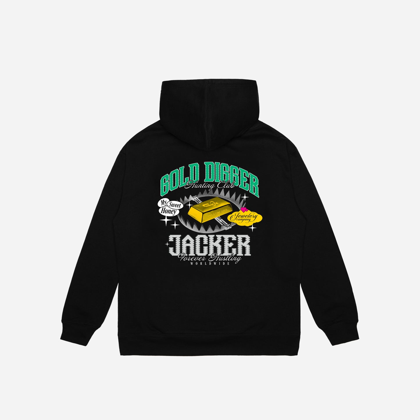 GOLD DIGGER HOODIE - BLACK