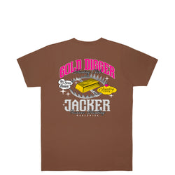 GOLD DIGGER T-SHIRT - BROWN