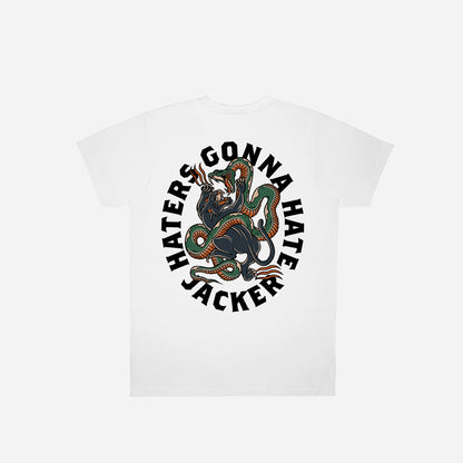 HATERS - T-SHIRT - WHITE
