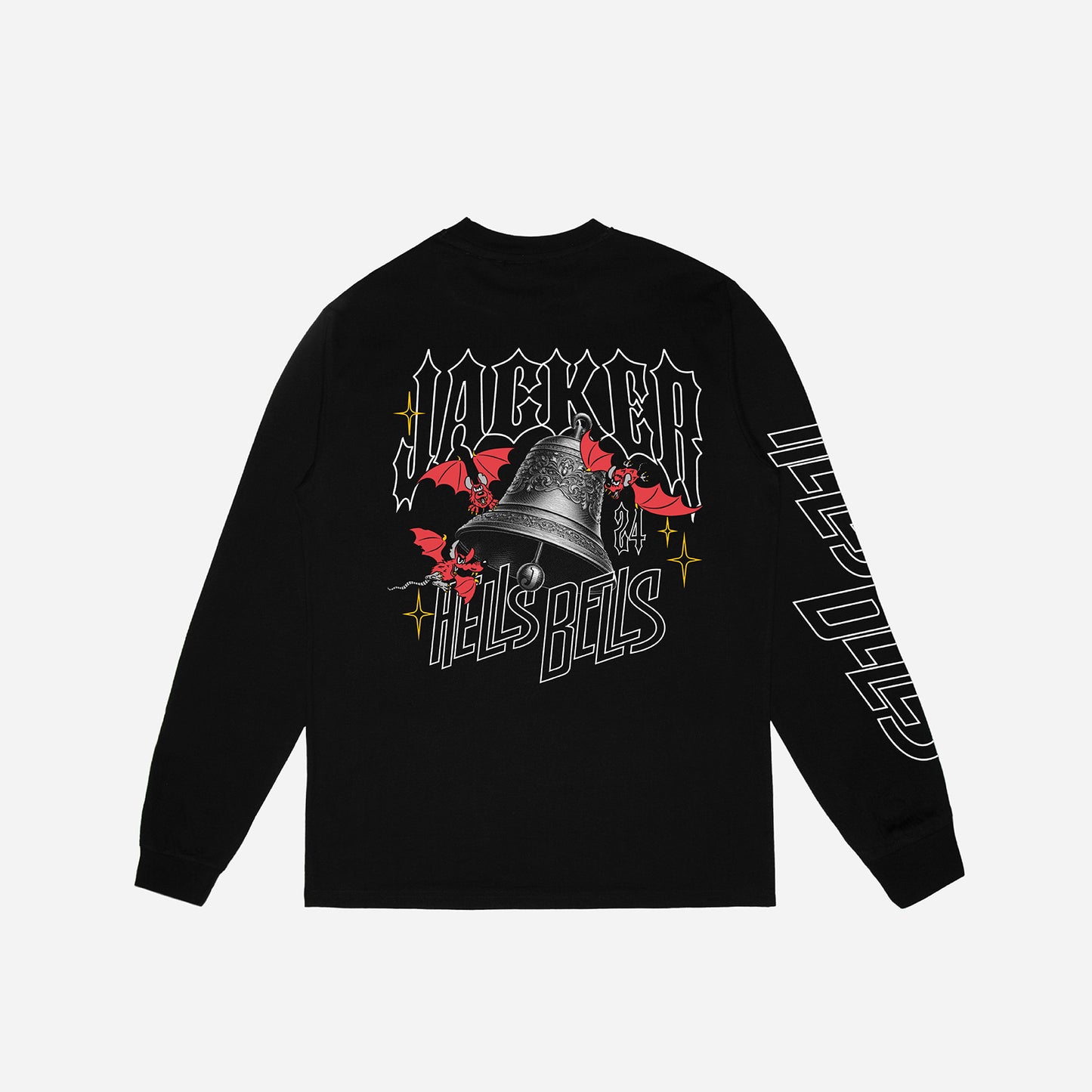 HELLS BELLS LONG SLEEVES - BLACK