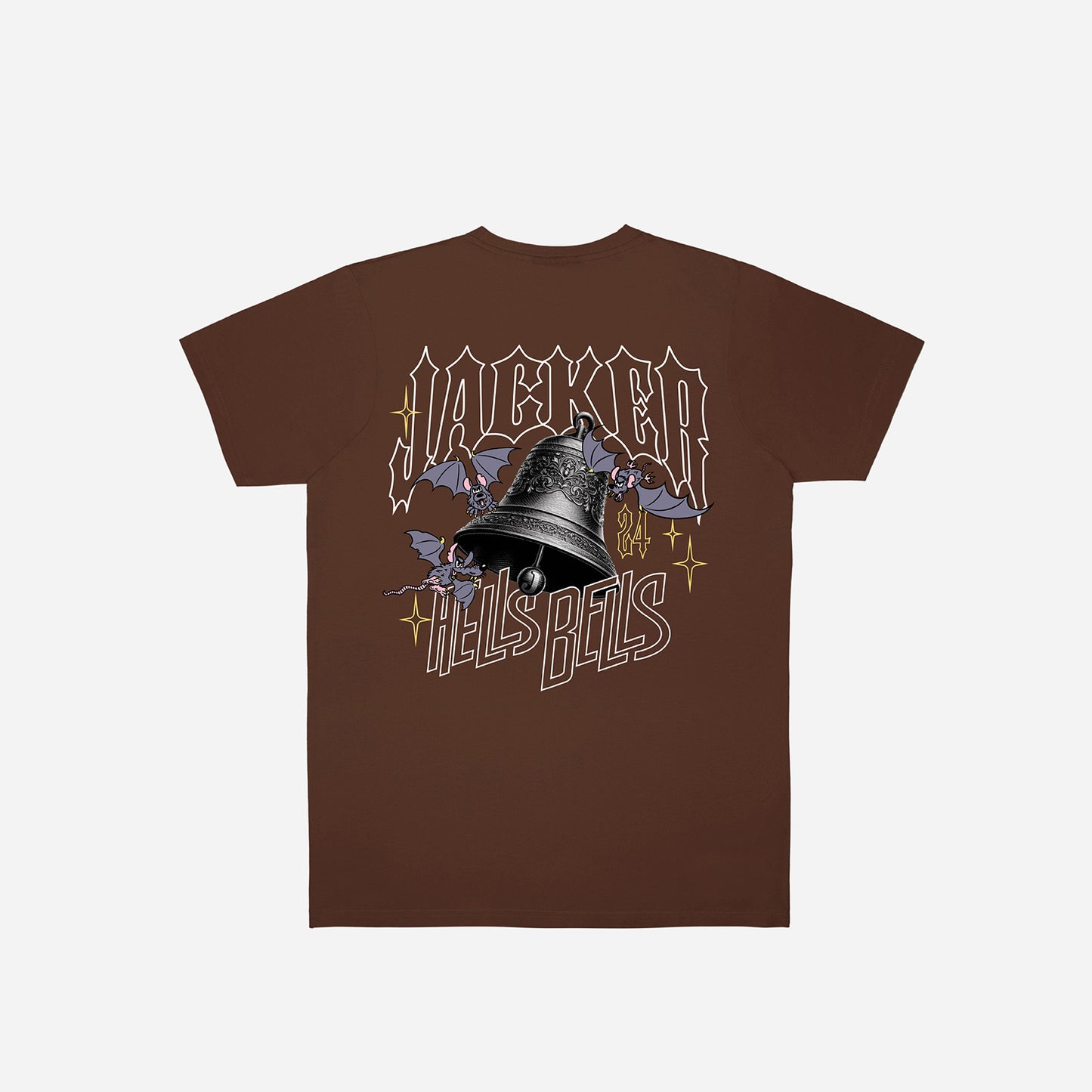 HELLS BELLS T-SHIRT - BROWN