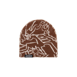 HORSICA HAIRY BEANIE - BROWN