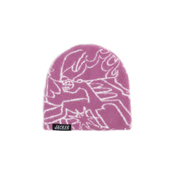 HORSICA HAIRY BEANIE - PINK