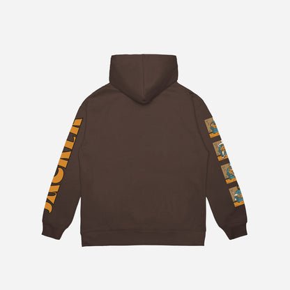 LAZY - HOODIE - BROWN