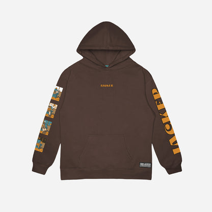 LAZY - HOODIE - BROWN