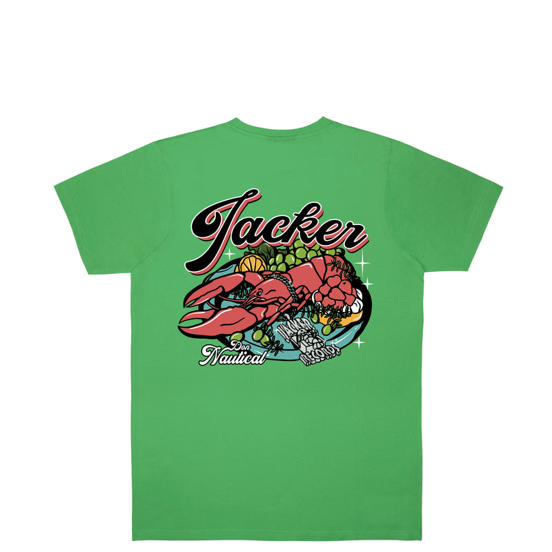 LOBSTER SERVICE T-SHIRT - GREEN