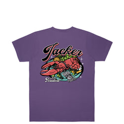 LOBSTER SERVICE T-SHIRT - PURPLE