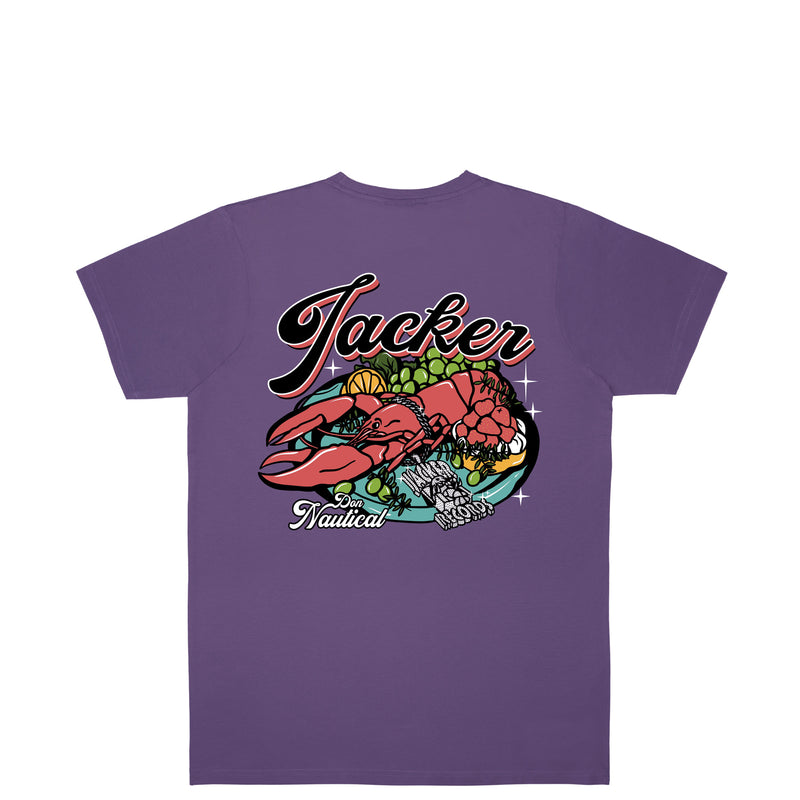 LOBSTER SERVICE T-SHIRT - PURPLE