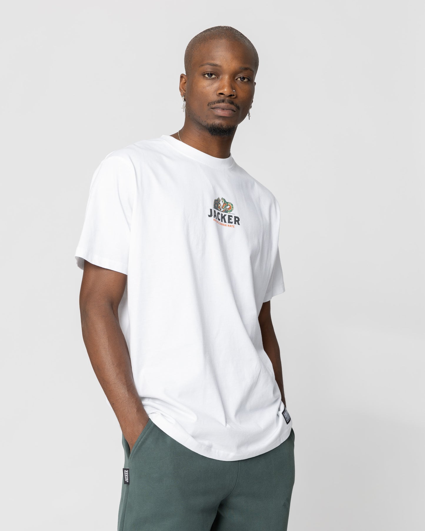 HATERS - T-SHIRT - WHITE