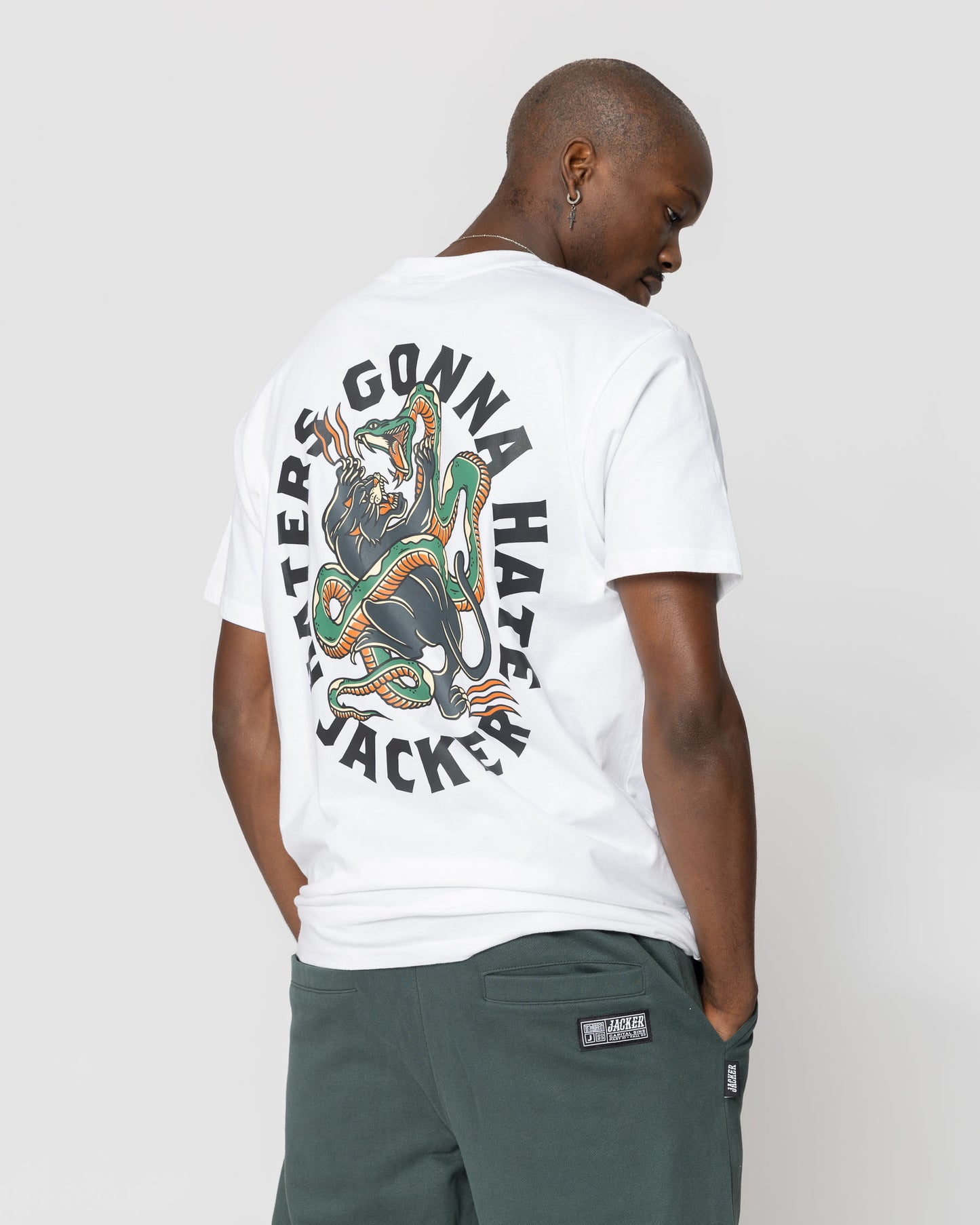 HATERS - T-SHIRT - WHITE