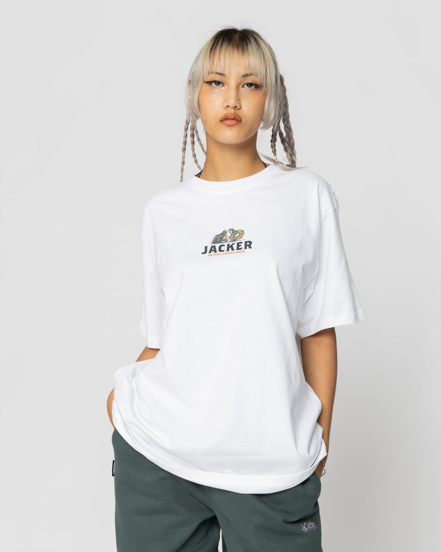 HATERS - T-SHIRT - WHITE