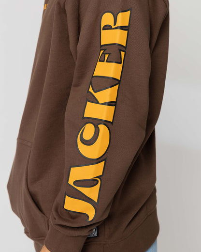LAZY - HOODIE - BROWN