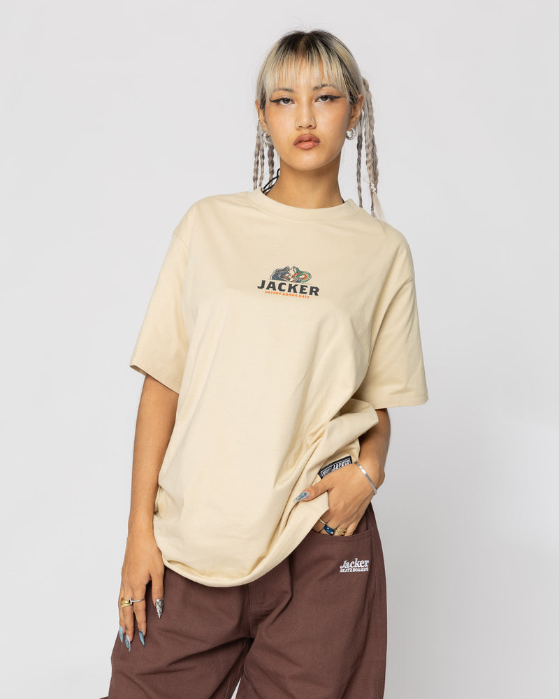 HATERS - T-SHIRT - BEIGE