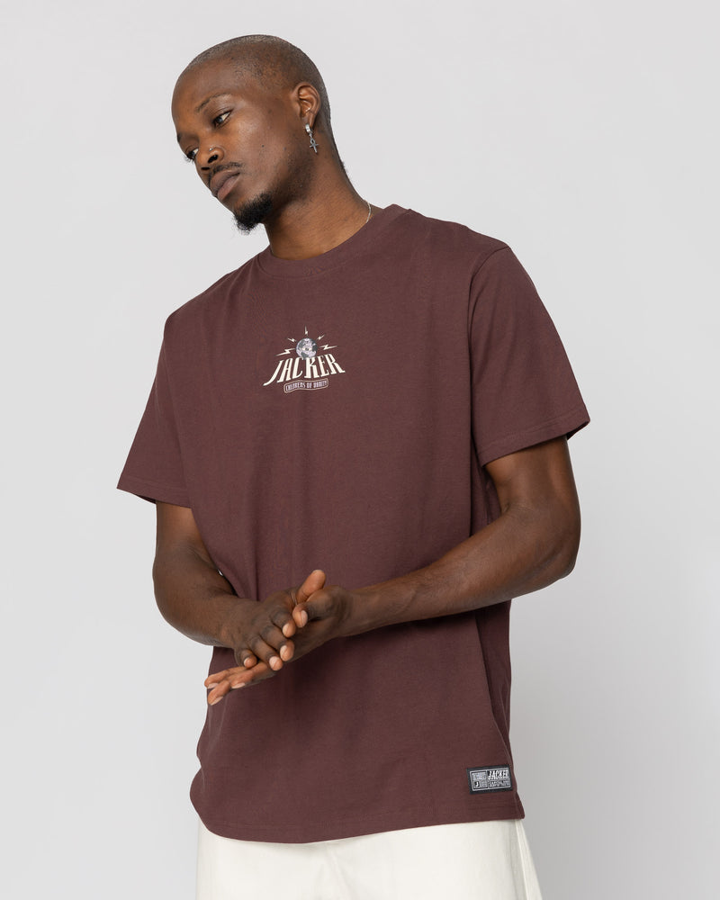 VANITY - T-SHIRT - BROWN