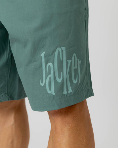 SWELL LOGO SHORT - GREEN - JACKER