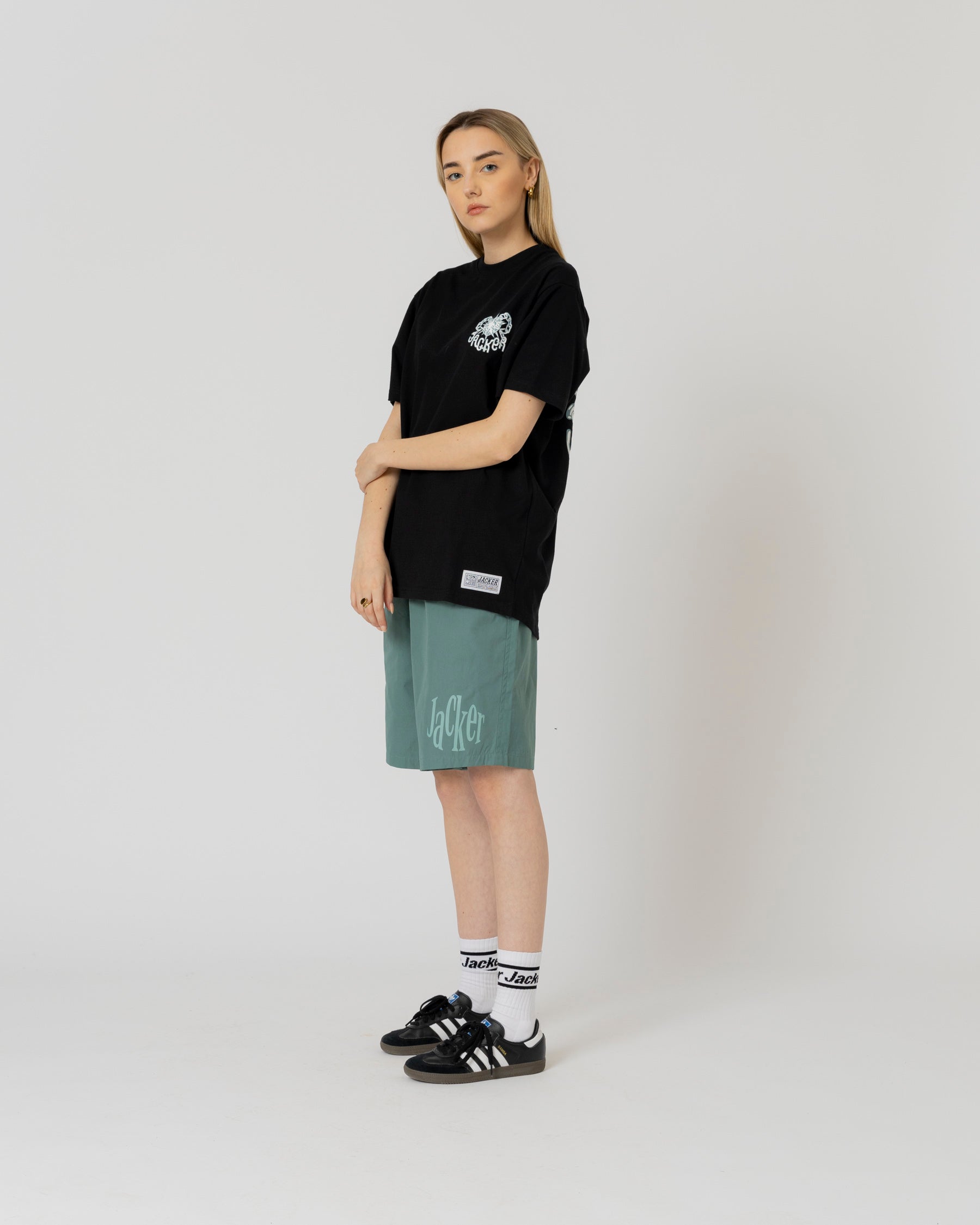 SWELL LOGO SHORT - GREEN - JACKER