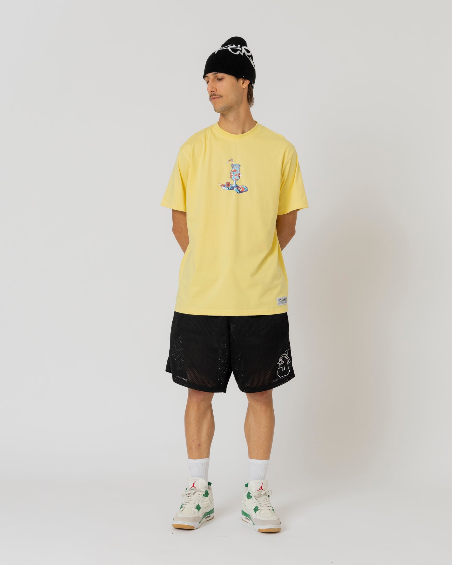 DINA COCKTAIL T-SHIRT - YELLOW - JACKER