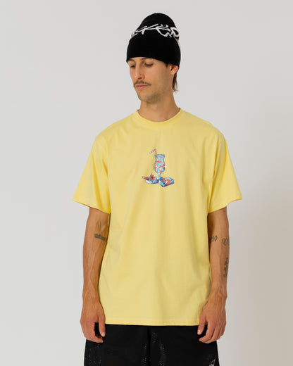 DINA COCKTAIL T-SHIRT - YELLOW - JACKER