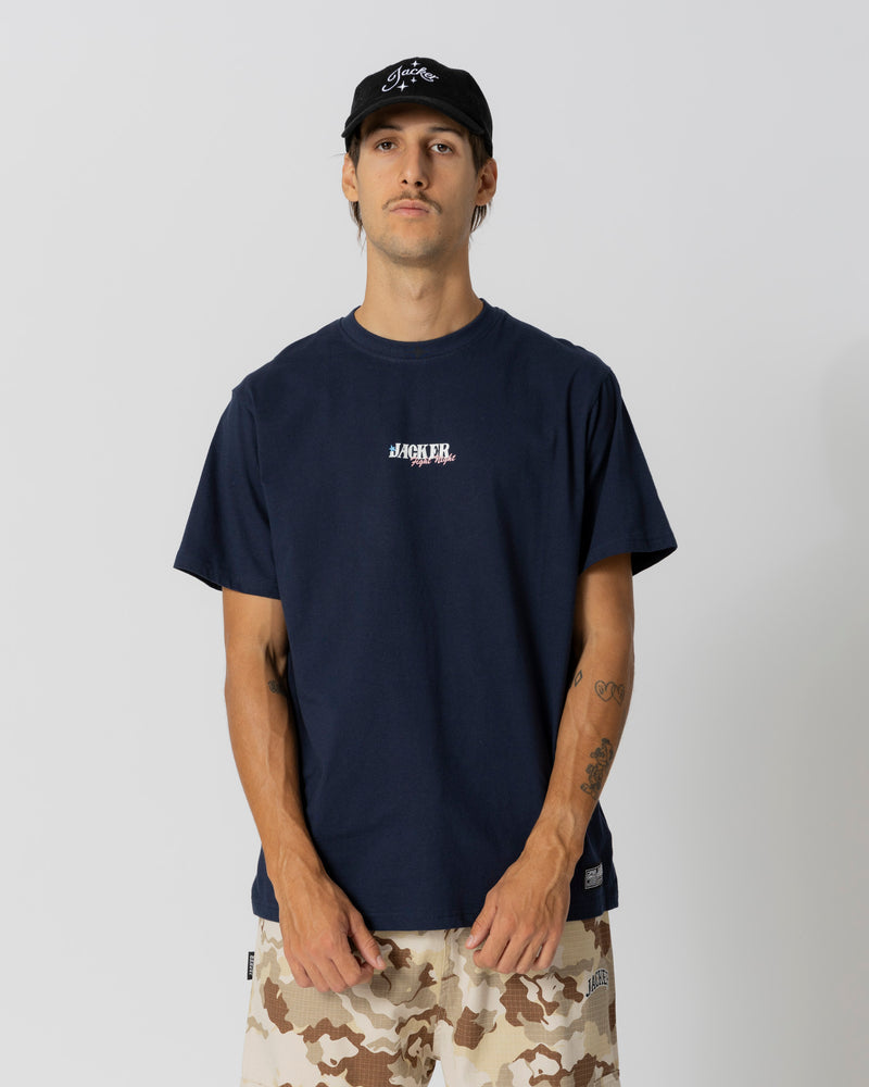 FIGHT T-SHIRT - NAVY