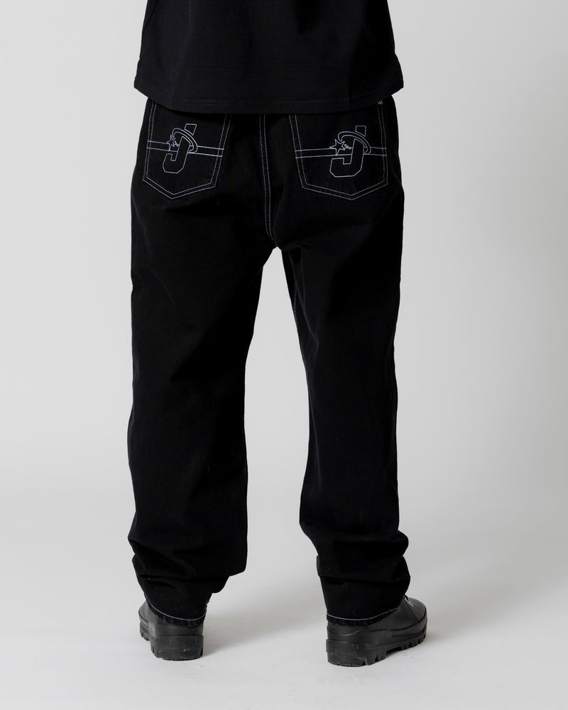 J-STAR DENIM PANT - BLACK