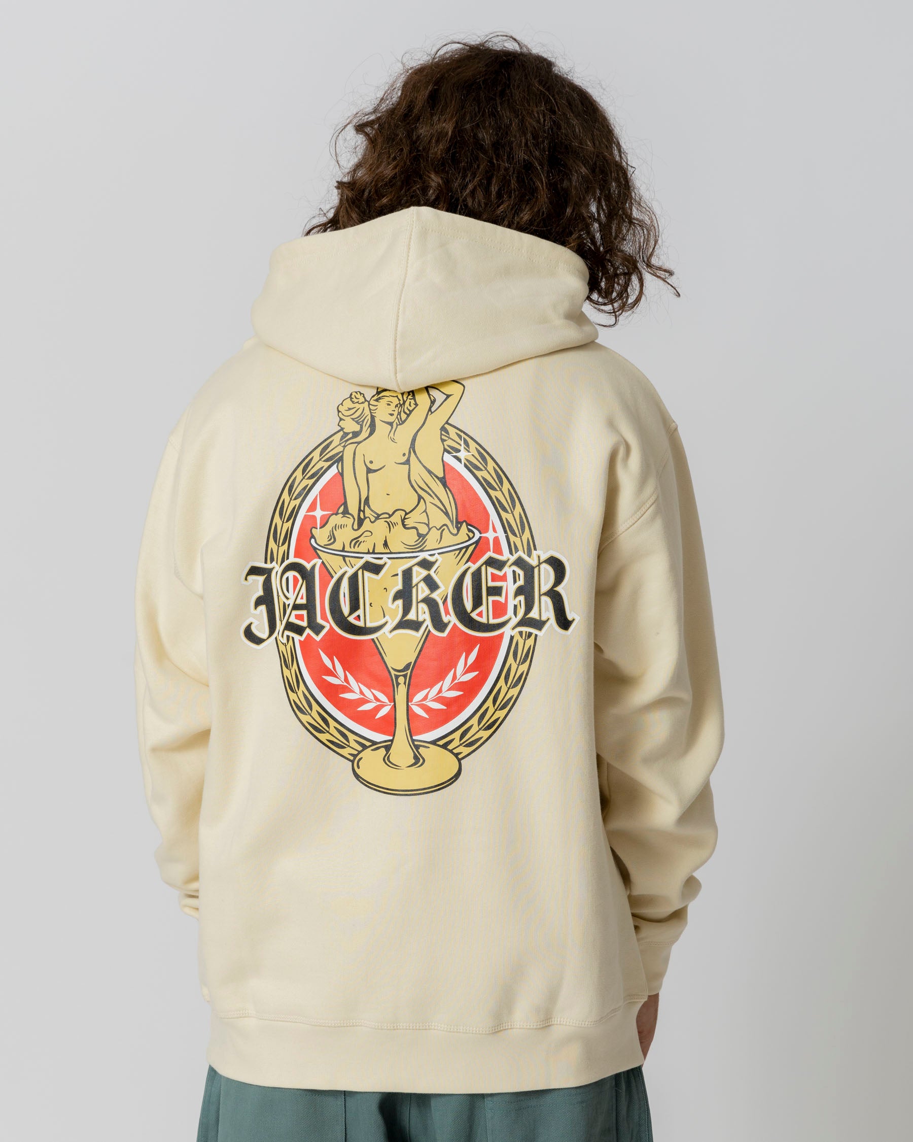 TROIS GRACES HOODIE - BEIGE - JACKER