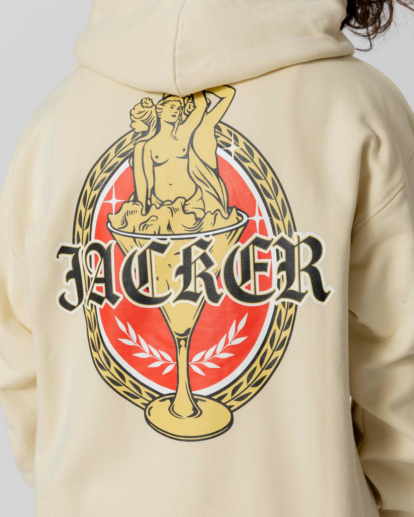 TROIS GRACES HOODIE - BEIGE - JACKER