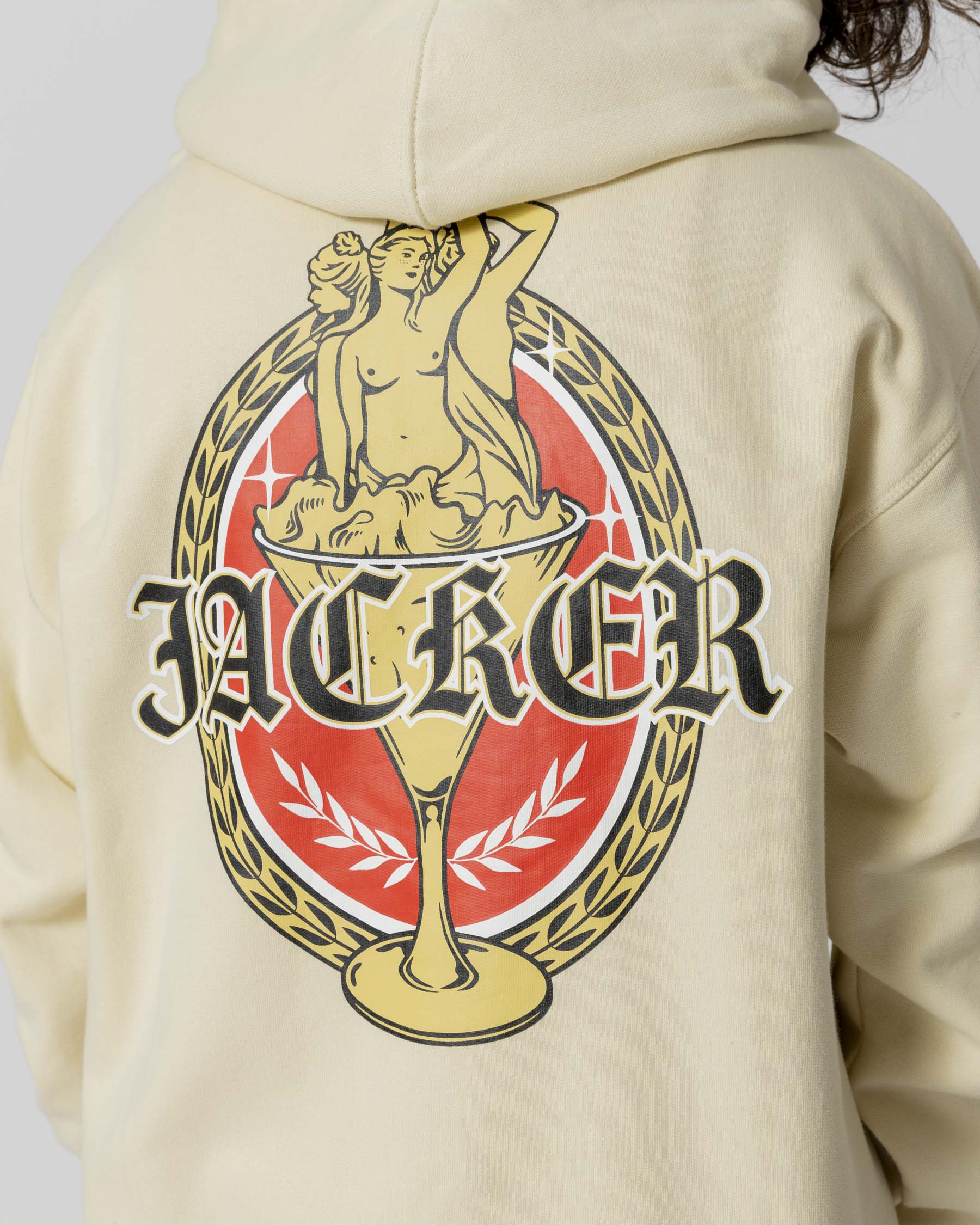 TROIS GRACES HOODIE - BEIGE - JACKER