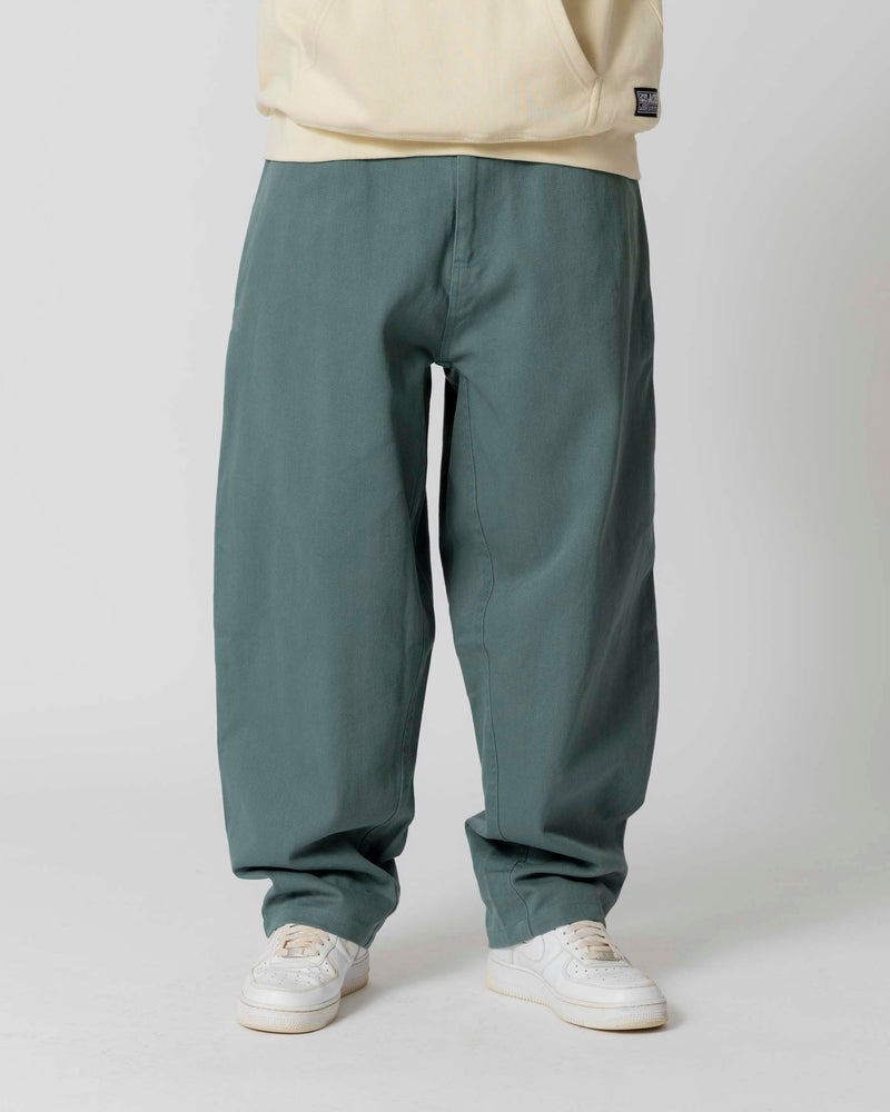 FLOP TWILL EXTRA BAGGY PANT - TEAL