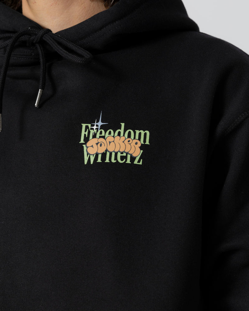 FREEDOM WRITERZ HOODIE - BLACK