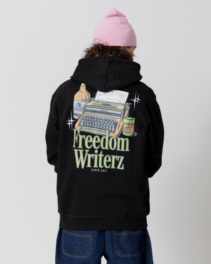 FREEDOM WRITERZ HOODIE - BLACK