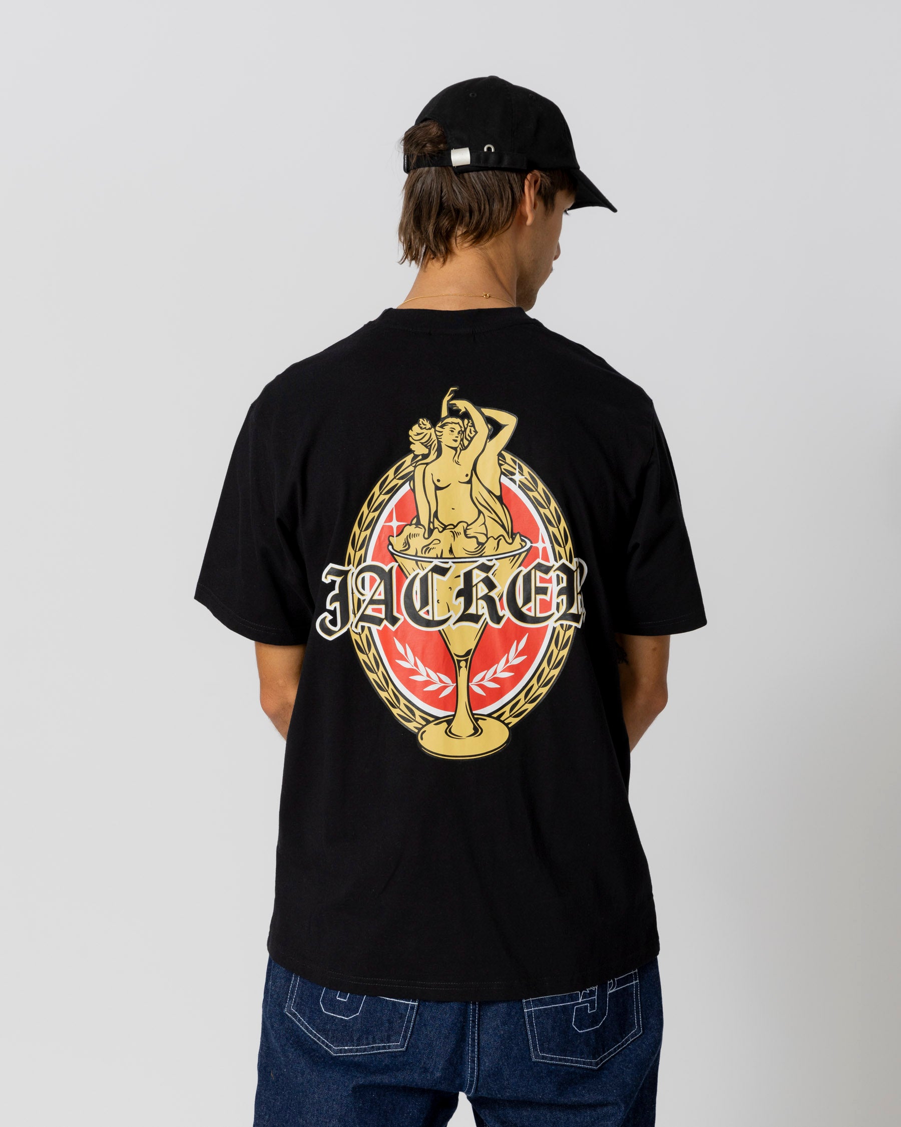 TROIS GRACES T-SHIRT - BLACK - JACKER