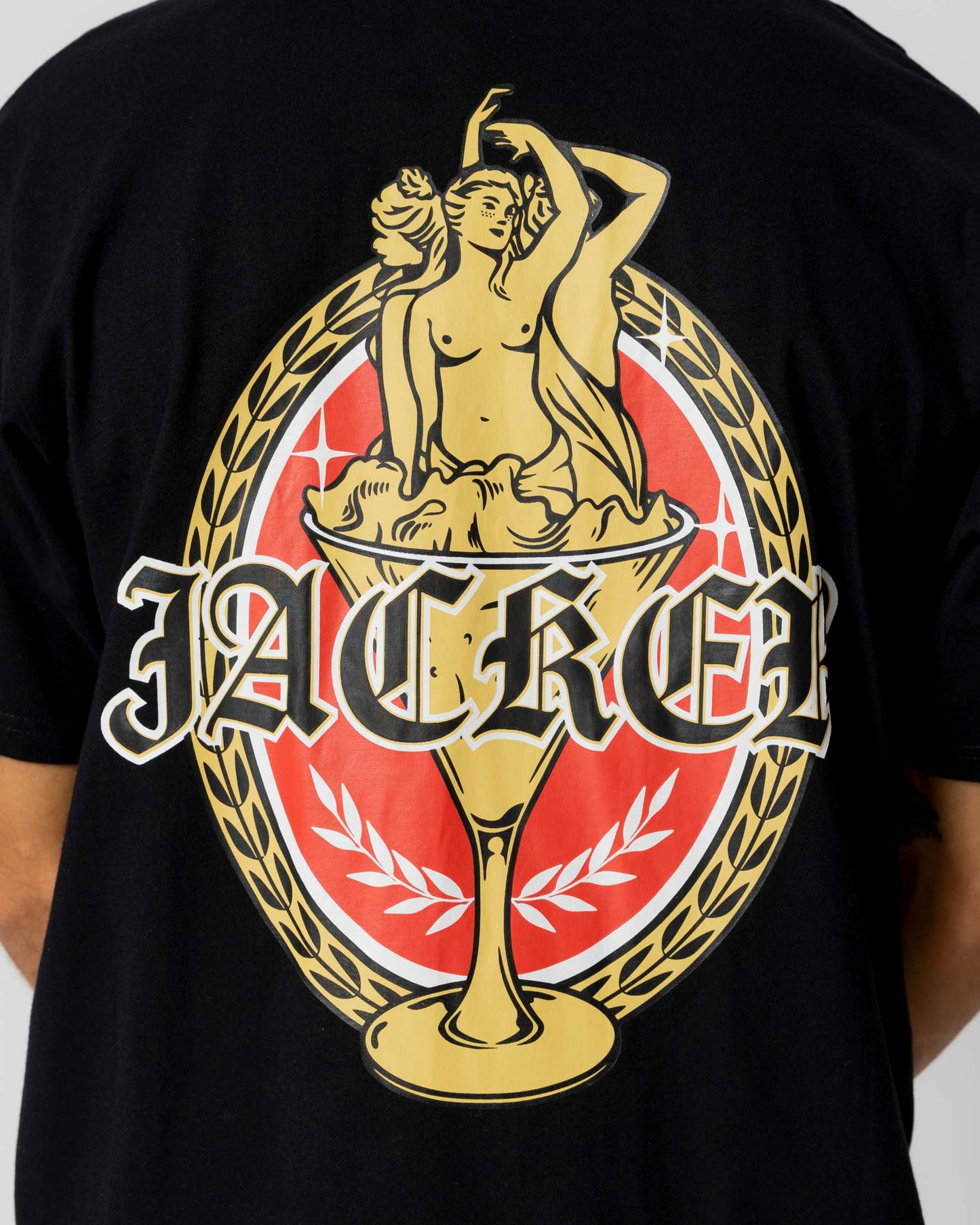 TROIS GRACES T-SHIRT - BLACK - JACKER