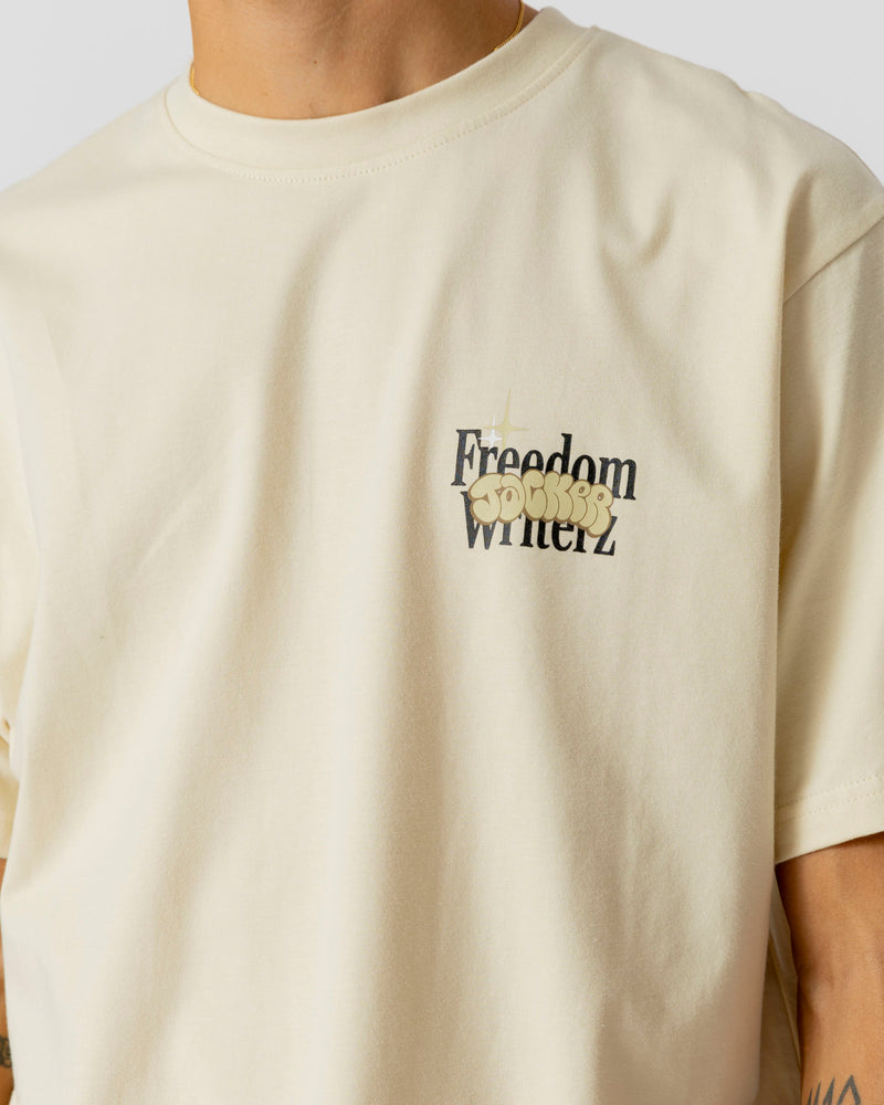 FREEDOM WRITERZ T-SHIRT - BEIGE