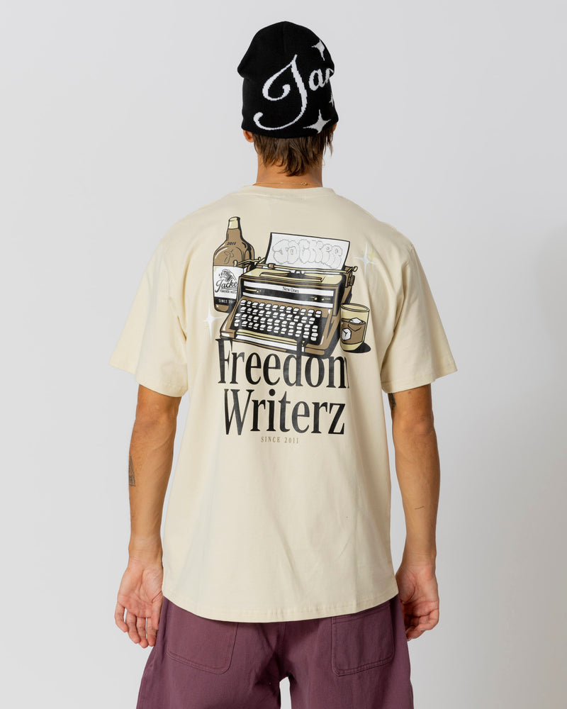 FREEDOM WRITERZ T-SHIRT - BEIGE