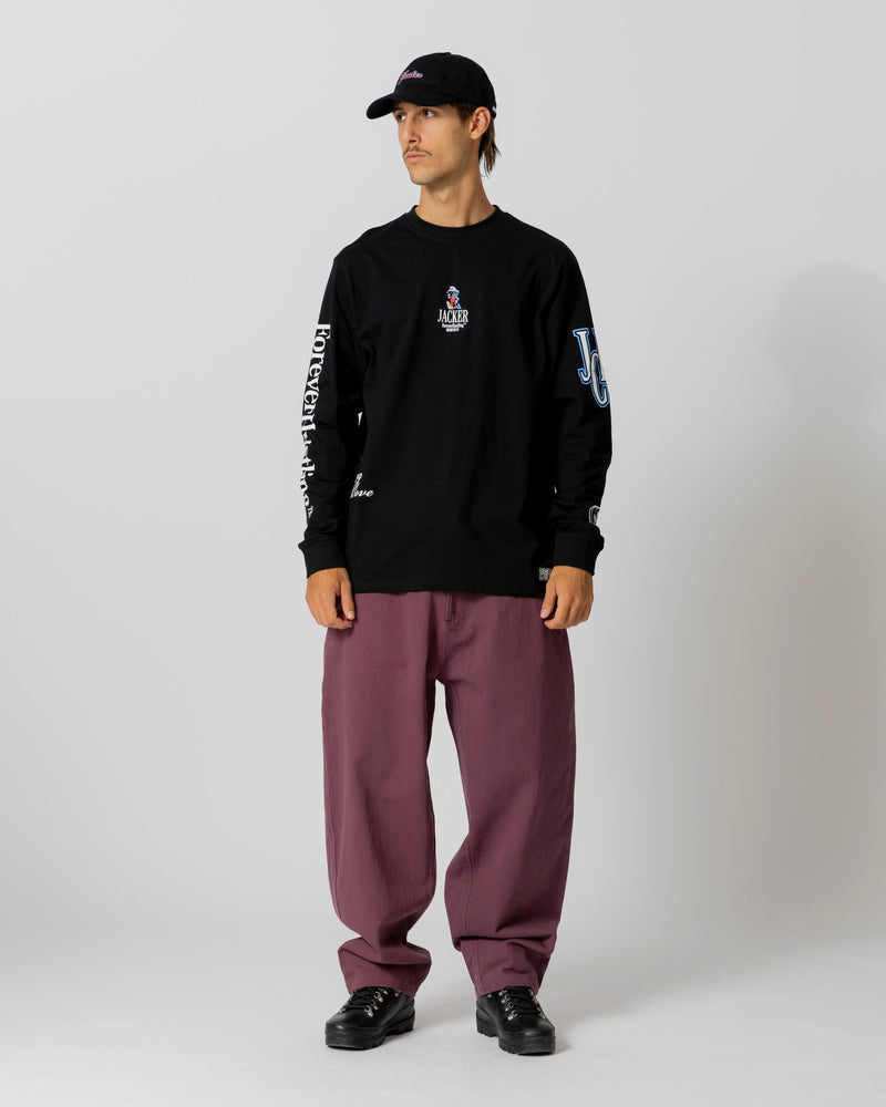 FLOP TWILL EXTRA BAGGY PANT - PURPLE