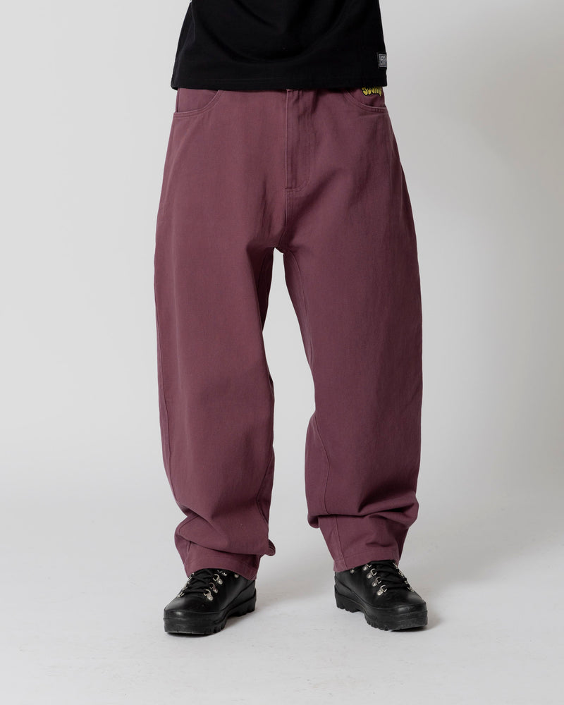 FLOP TWILL EXTRA BAGGY PANT - PURPLE