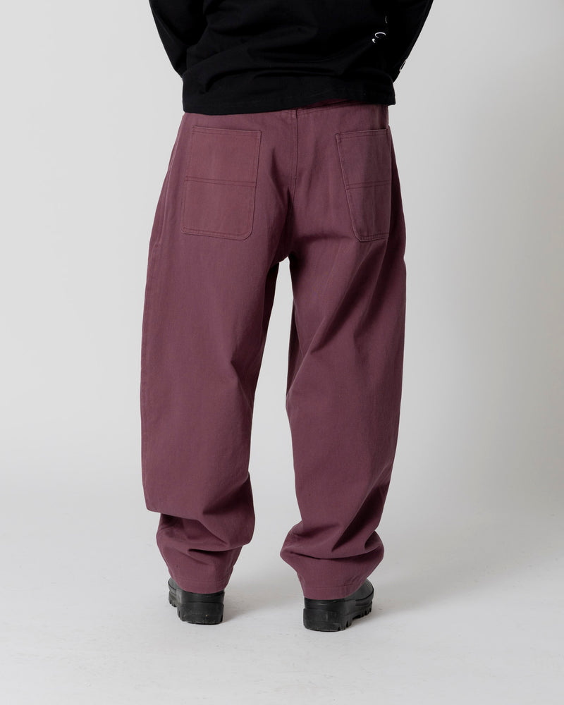 FLOP TWILL EXTRA BAGGY PANT - PURPLE