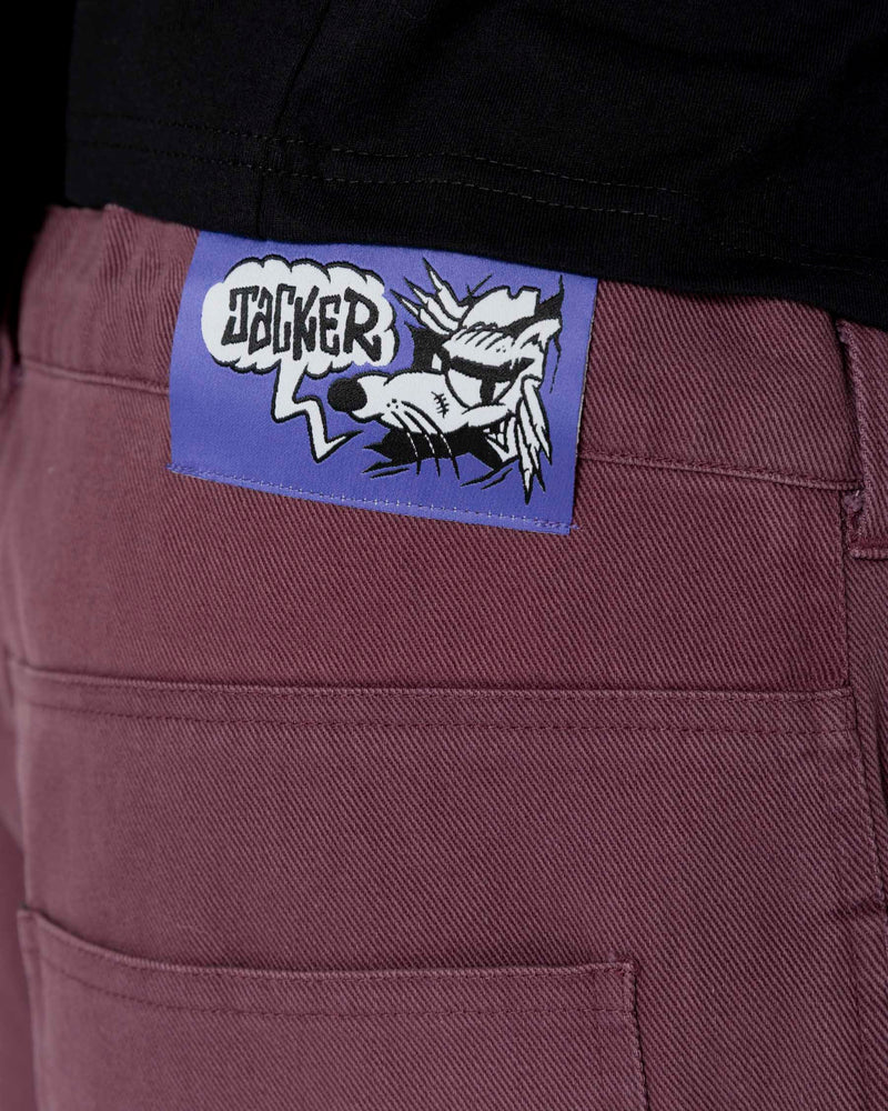 FLOP TWILL EXTRA BAGGY PANT - PURPLE