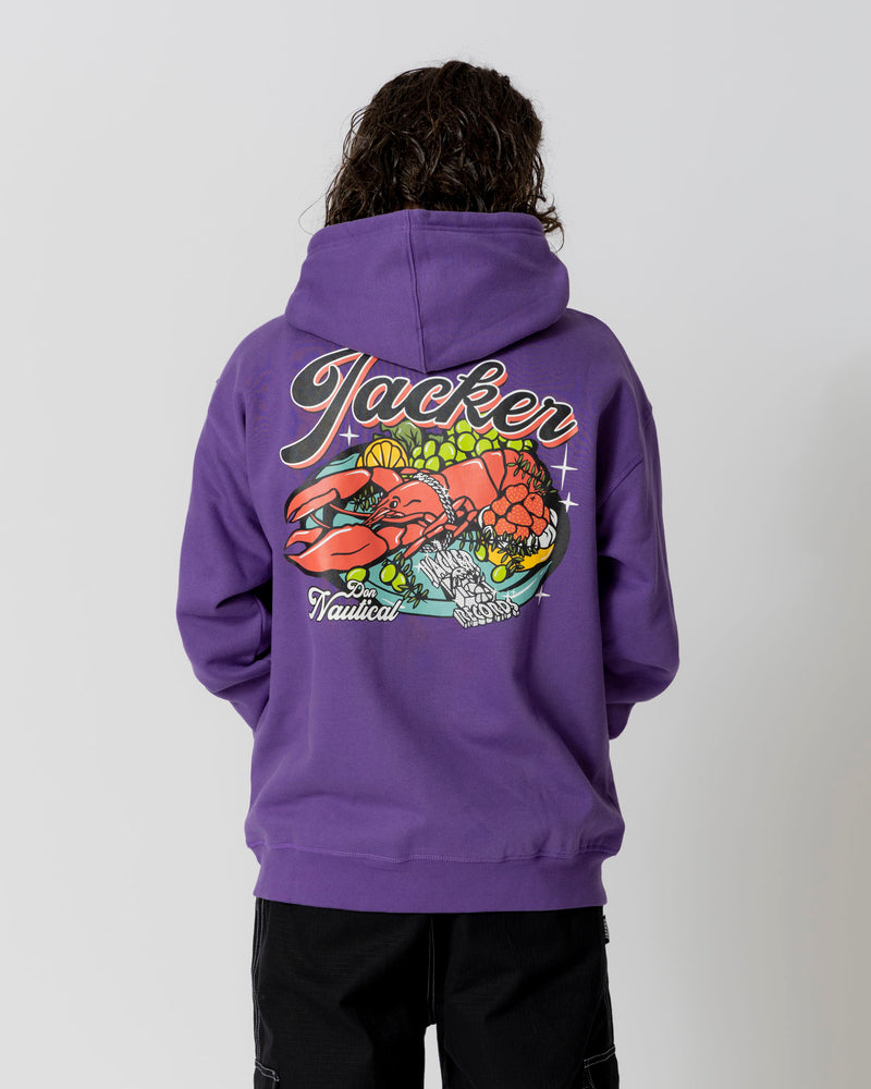 LOBSTER SERVICE HOODIE - PURPLE