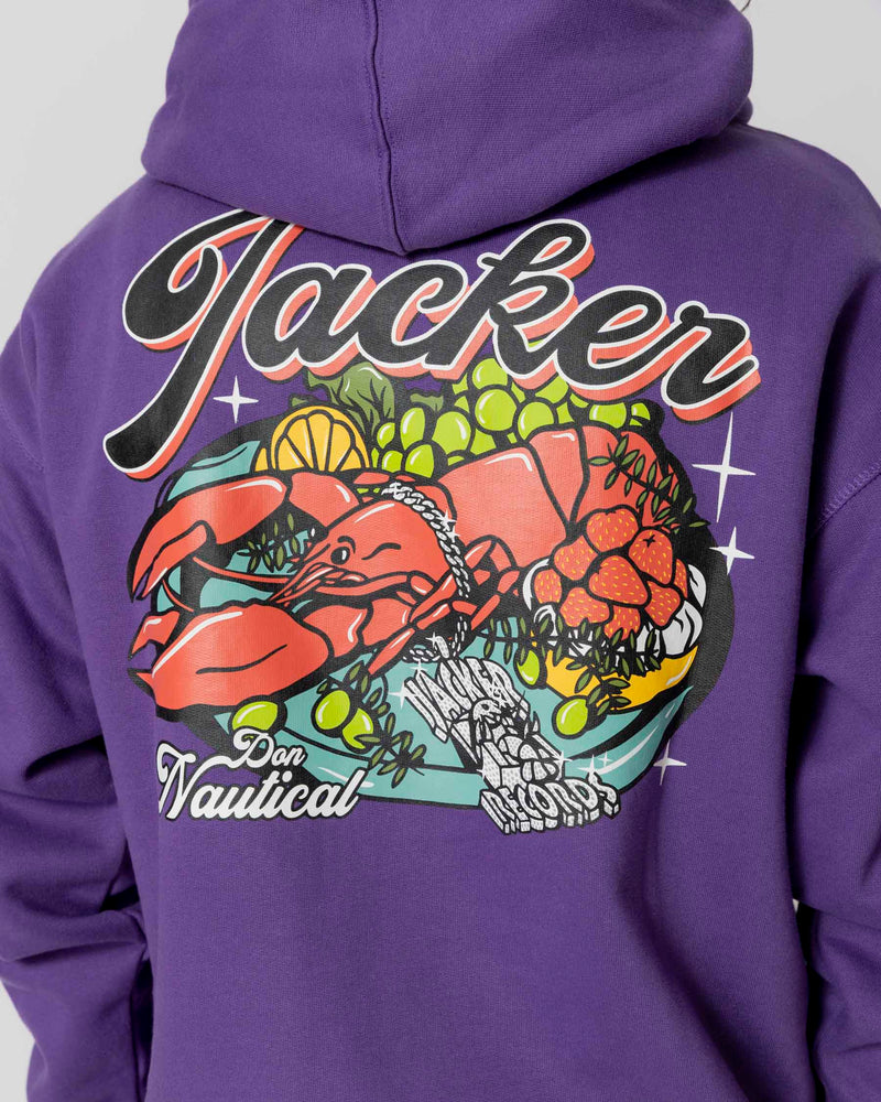 LOBSTER SERVICE HOODIE - PURPLE