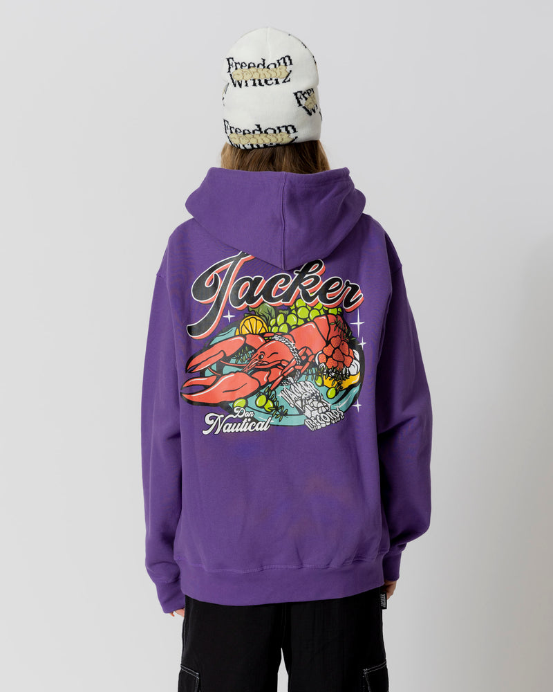 LOBSTER SERVICE HOODIE - PURPLE