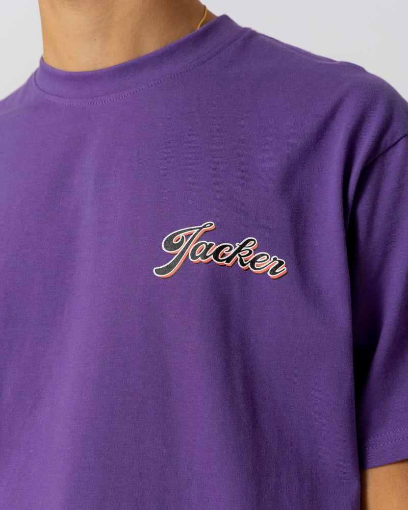 LOBSTER SERVICE T-SHIRT - PURPLE