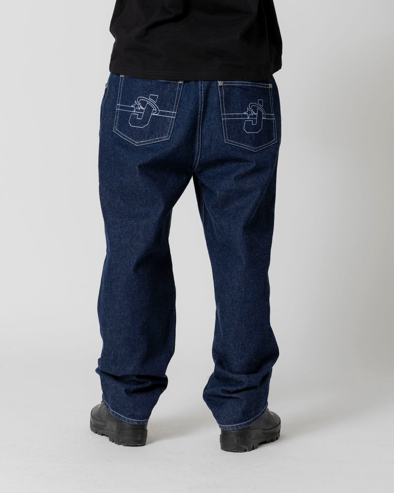 J-STAR DENIM PANT RAW - BLUE