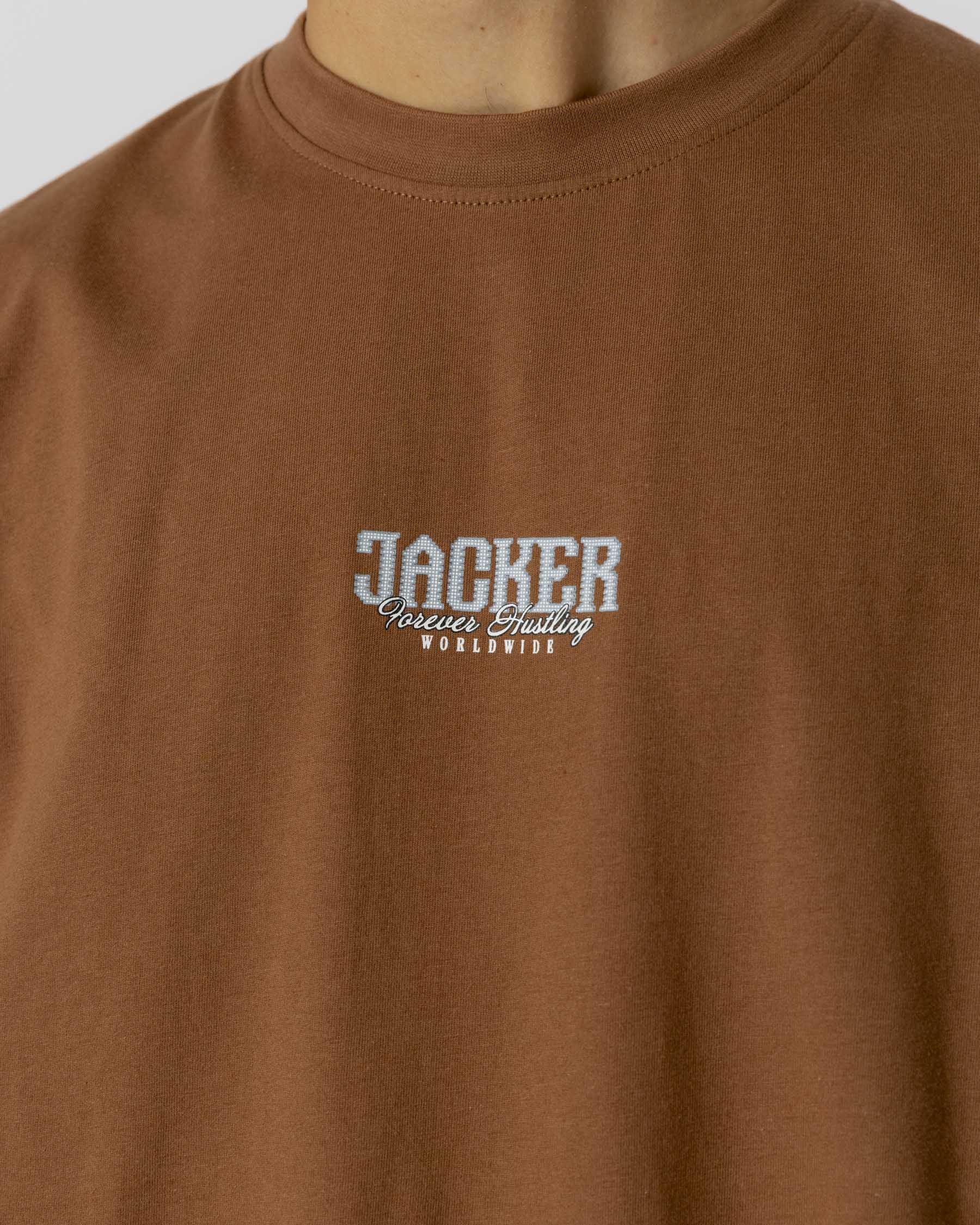 GOLD DIGGER T-SHIRT - BROWN - JACKER